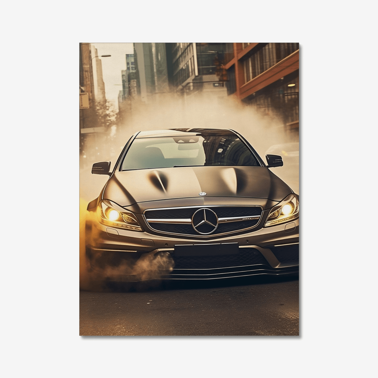 Mercedes C63 burnout