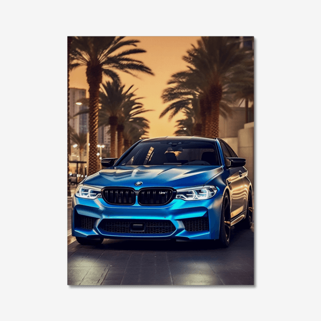 Baby blue BMW