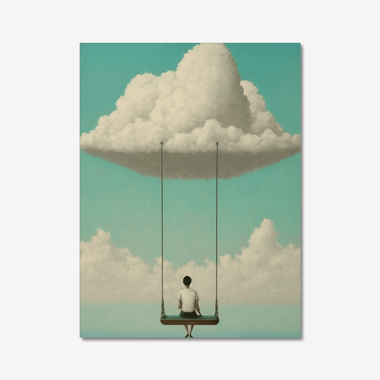 Hanging from the clouds
