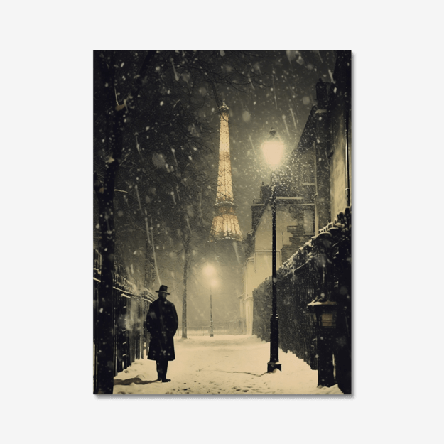 Snowy Paris